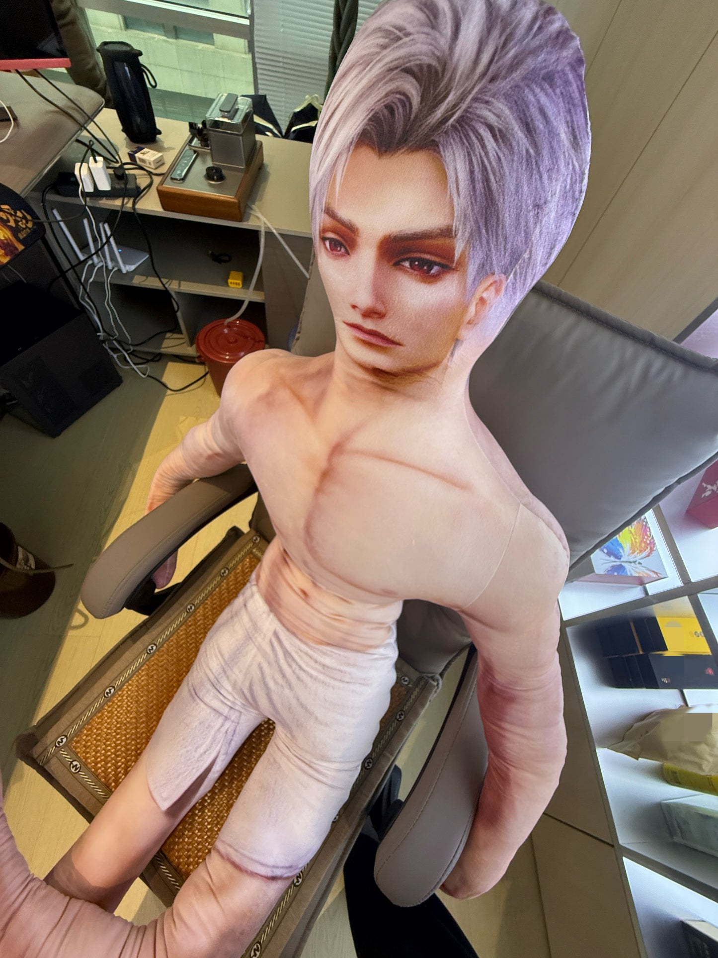 恋と深空 シン ワイヤー付き巨大フィギュアバスタオルVer.