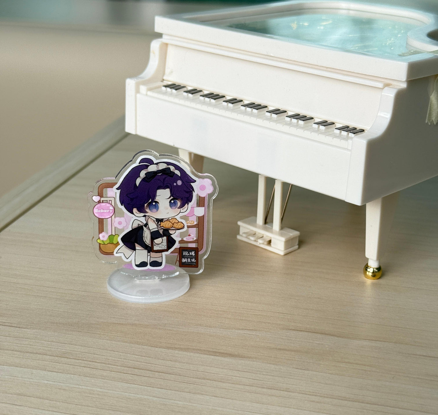 [Love and Deepspace] Maid Outfit Cosplay Chibi Acrylic Standee - Xavier/Zayne/Rafayel/Sylus/Caleb