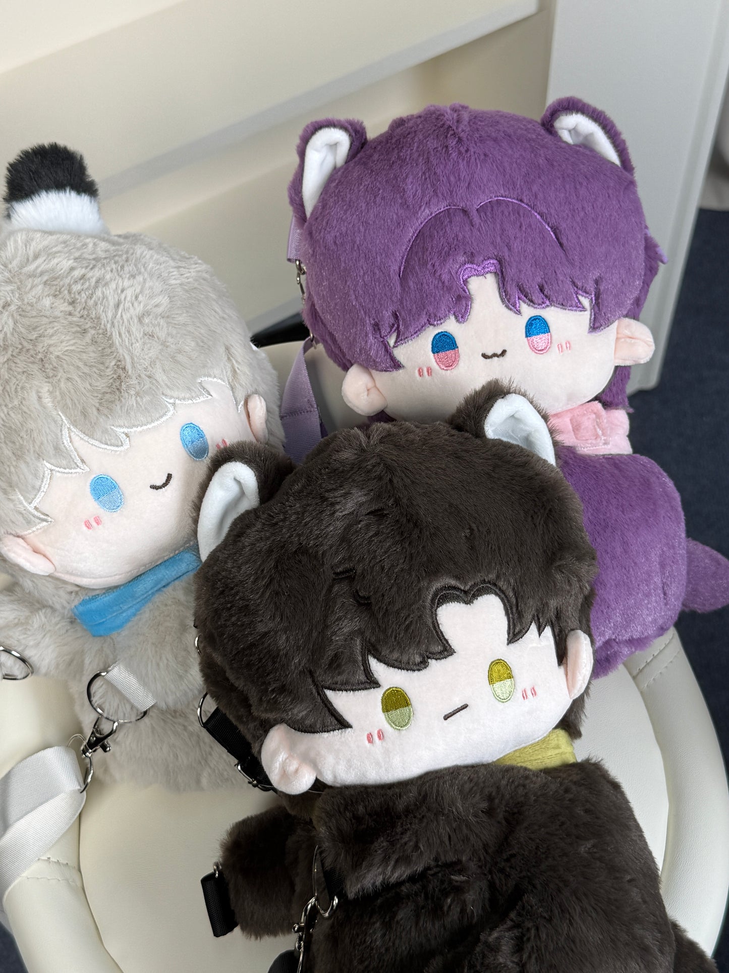 *[Love and Deepspace] Chibi Rabbit Bunbun Plush Bag - Rafayel‌/Zayne/Sylus‌/Caleb‌/Xavier