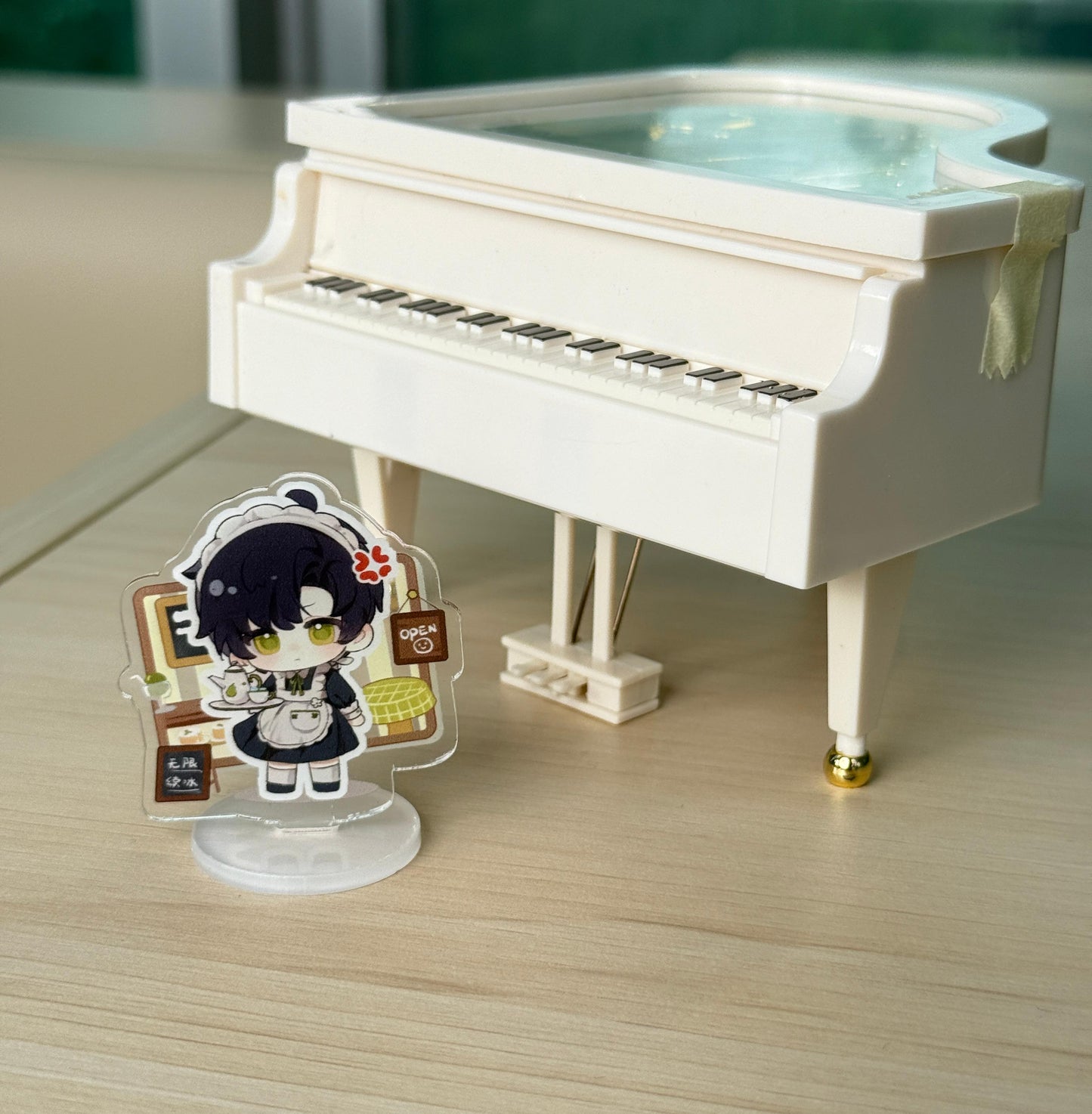 [Love and Deepspace] Maid Outfit Cosplay Chibi Acrylic Standee - Xavier/Zayne/Rafayel/Sylus/Caleb