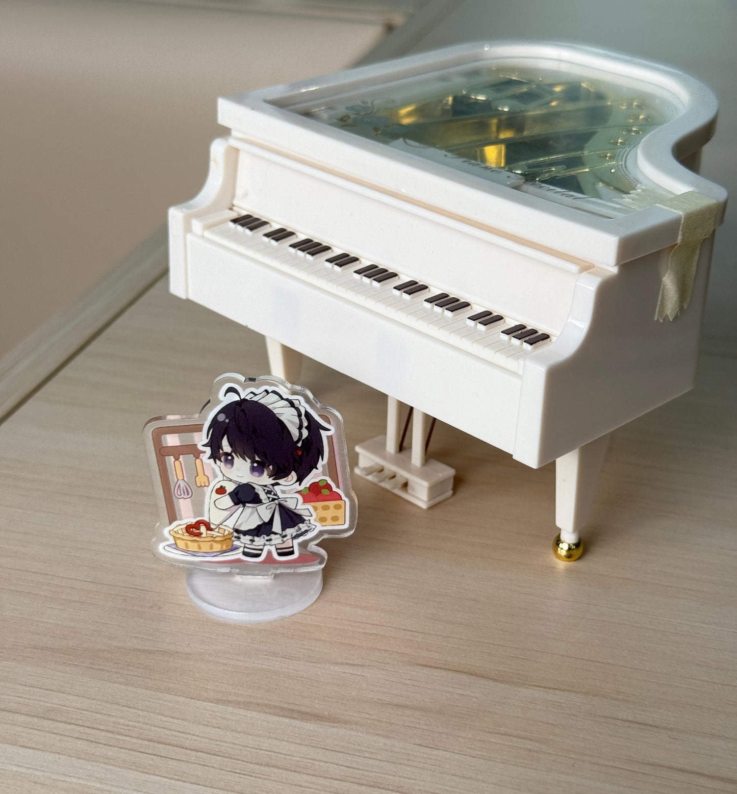 [Love and Deepspace] Maid Outfit Cosplay Chibi Acrylic Standee - Xavier/Zayne/Rafayel/Sylus/Caleb