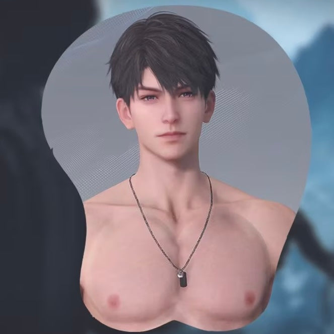 【戀與深空】硅膠3D滑鼠墊 胸肌Ver.