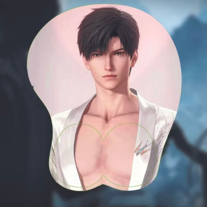 【戀與深空】硅膠3D滑鼠墊 胸肌Ver.