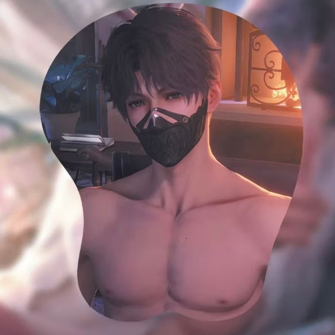 【戀與深空】硅膠3D滑鼠墊 胸肌Ver.