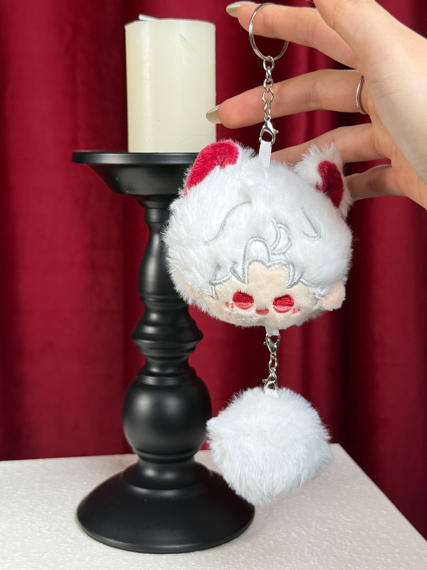 [Love and Deepspace] Plush Chibi Cat Xavier/Zayne/Rafayel/Sylus Keychain Doll, Bag Charm