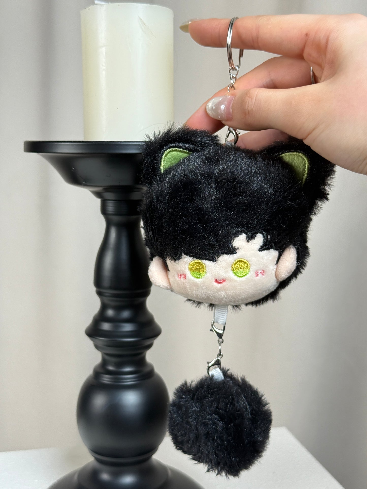 [Love and Deepspace] Plush Chibi Cat Xavier/Zayne/Rafayel/Sylus Keychain Doll, Bag Charm